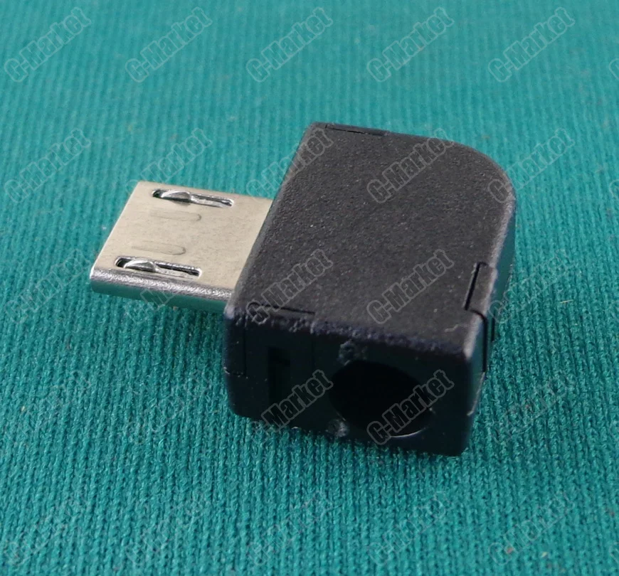 10 шт./лот Правый ангел 90 градусов длинный Micro USB 2 0 сварочный адаптер из трех частей