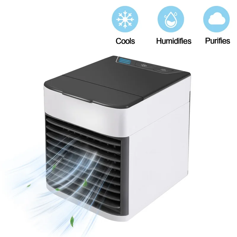 

Summer USB Mini Portable Air Conditioner Desktop Air Cooling Fan Air Cooler Fan for Office Home Drying Fast Dog Dryer Makes Dog
