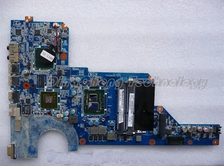 Материнская плата для ноутбука hp G4 G6 655985-001 аккумулятор большой емкости DAR18DMB6D0 I3-370M Процессор комплектующие фотоаппарата SONY DSC HM55 520M 1G non-Встроенная видеокарта