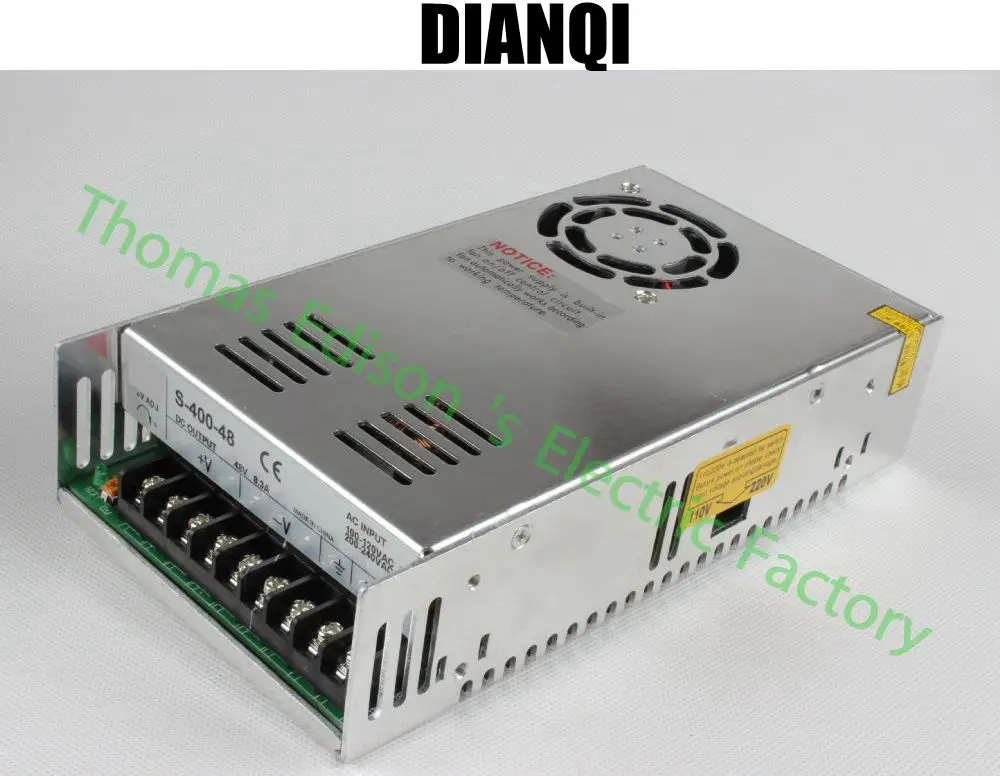 DIANQI led power supply switch 400W 48v 8.3A ac dc converter S 400w 48v