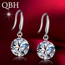 EK924 Новая мода темперамент ушной крючок крошечный Циркон Кристалл серьги гвоздики для женщин Свадебные ювелирные изделия Букле Mujer Brincos лето