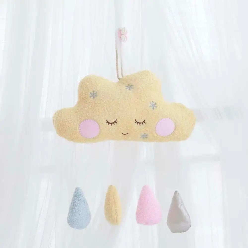35 см Kawaii Cloud& Moon плюшевая подушка мягкая подушка милая улыбка облако плюшевые игрушки для детей Детские украшения комнаты - Цвет: yellow cloud