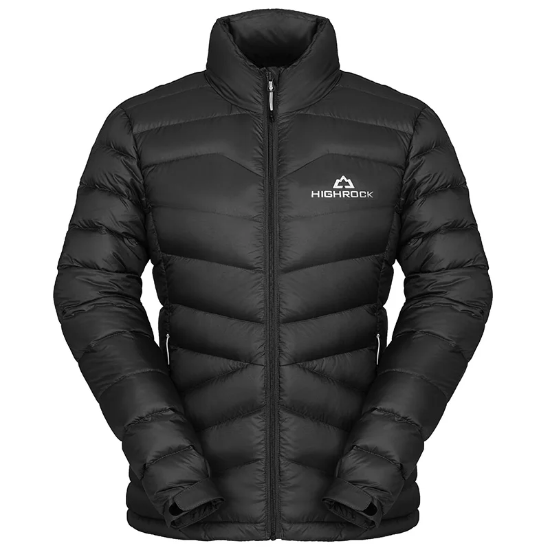 Black for Women Уличные куртки для кемпинга, походов, альпинизма, мотоциклистов, спортивная одежда, новое зимнее пальто для мужчин и женщин, термо гусиные пуховики - Цвет: Black for Women