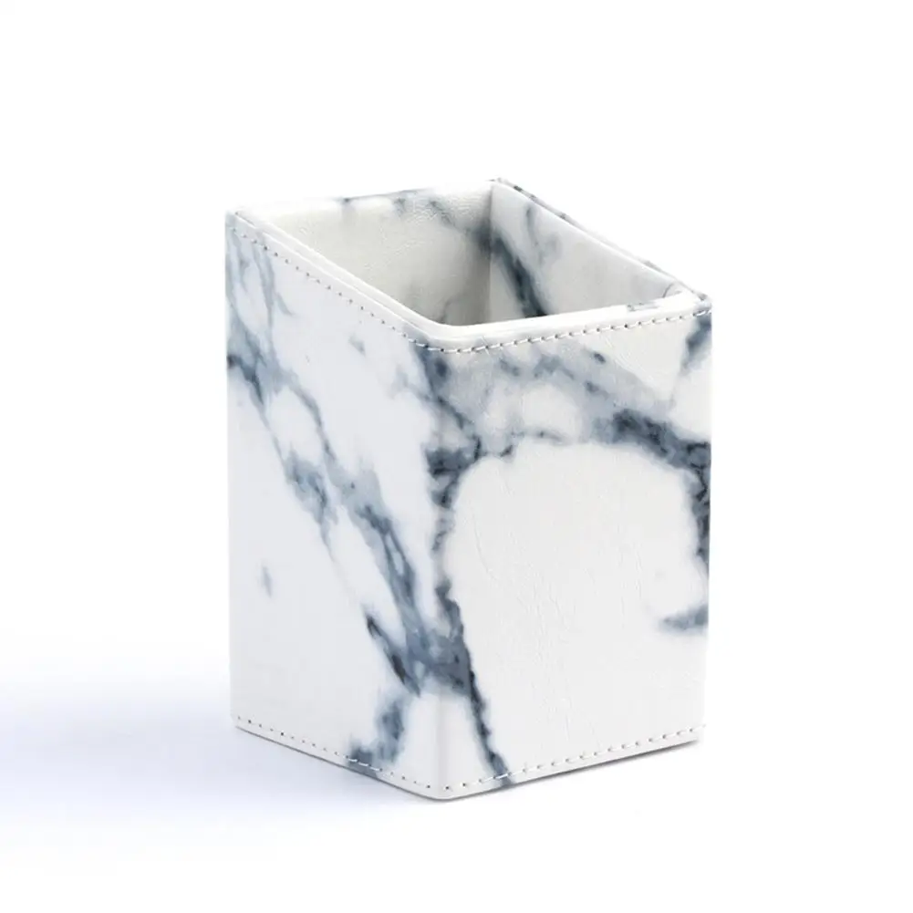 

Fashion Marble Makeup Cosmetic Brush Cylinder Storage Barrel Bucket Holder Stand