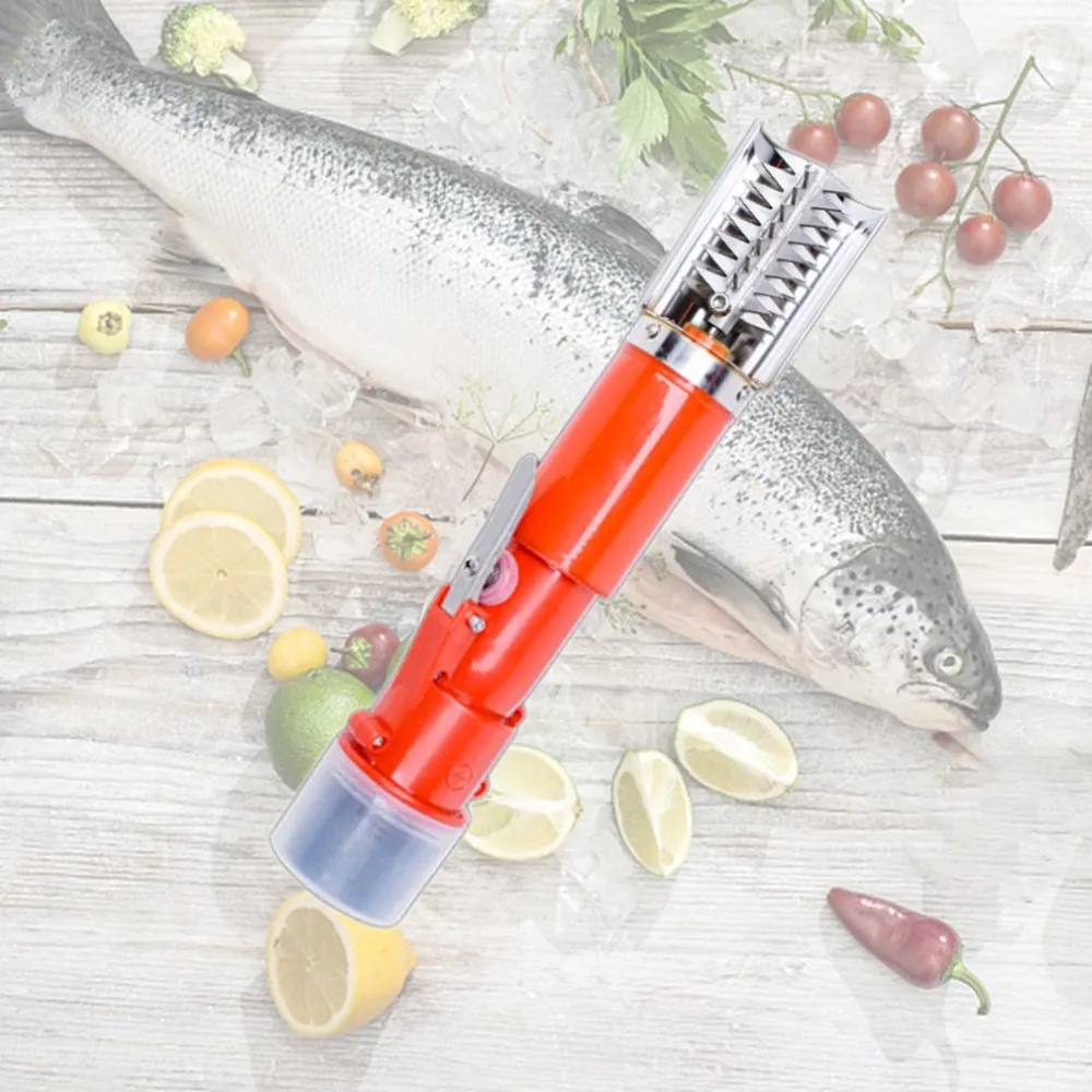 Powerful Electric Rechargeable Fish Scaler Big Scales Scraper Blade