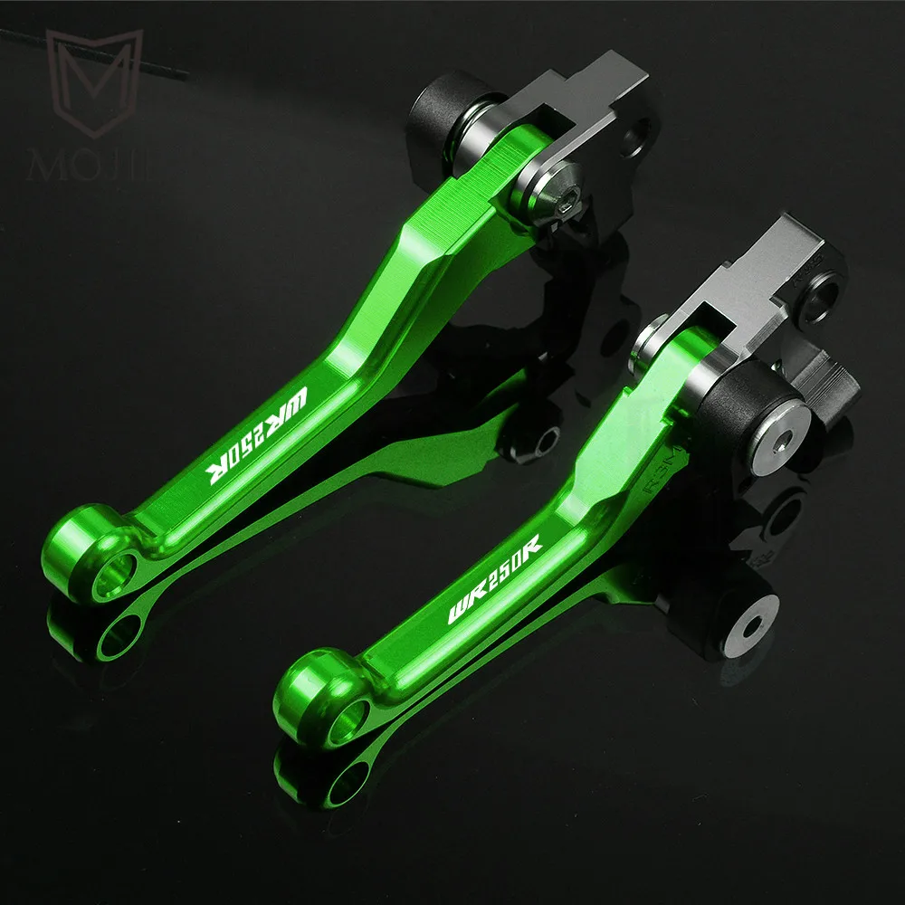 Для YAMAHA WR250R WR 250R 250 WR250 R 2007- 2013 2012 2011 Кроссовый CNC Pivot тормозные рычаги сцепления Байк - Цвет: WR250R 07-17 Green