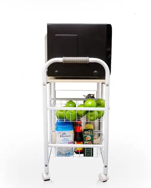 Microwave oven rack. The oven rack. Kitchen receive frame. Tea machine side frame