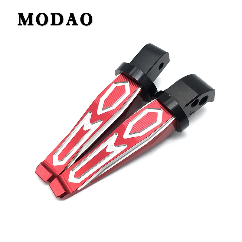 Red Для kycco xciting S400 XcitingS400 XcitingS 400 CNC алюминиевая педаль заднего сиденья мотоцикла противоскользящая педаль - Цвет: Red