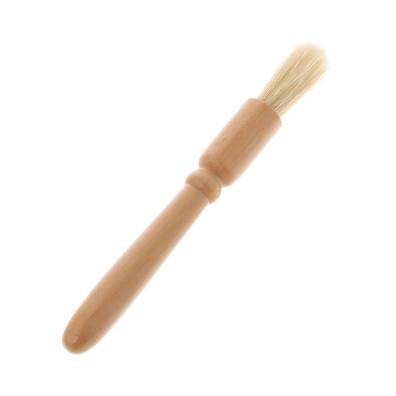 Buy high quality natural wooden handle brush coffee