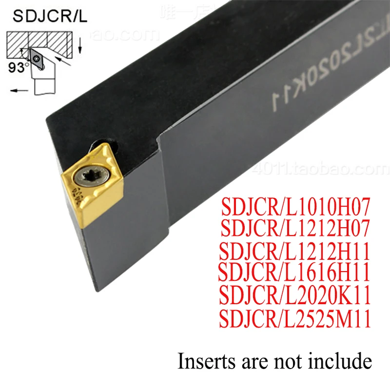 SDJCR1010H07/SDJCL1010H07/sdjcr12h07/SDJCL1212H11/SDJCR1616H07/SDJCL1616H11/SDJCR2020K11/SDJCR2525M11 93 градусов держатель cnc|cnc