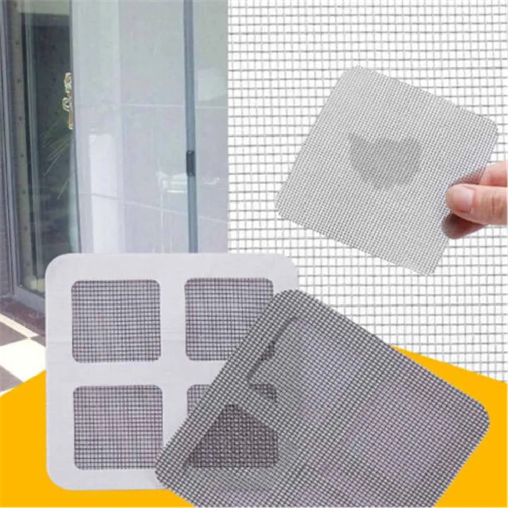 

2018 New And Fashion US 3PCS Bug Mesh Patch Kit Screen Net Window Repair Fix Tape Patch Adhesive Fixing