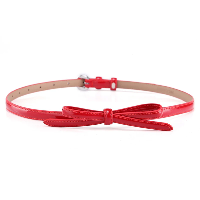 

100% Real Leather Bottom of cowhide women belt Female Belts metal pin buckle belts for women 8 Colors bowknot belt women 2016