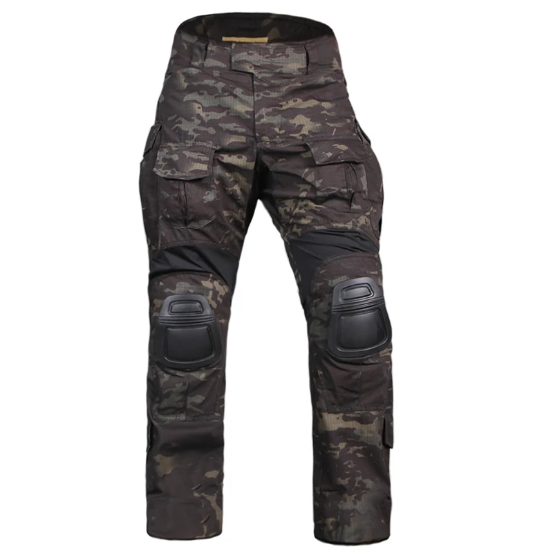 Multicam black pants with knee pads Clearance