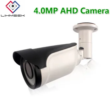

Lihmsek Night Vision External Outdoor IR Bullet Camera AHD CCTV 4.0 Megapixel with HD 5MP Fixed Lens support AHD TVI CVI Output