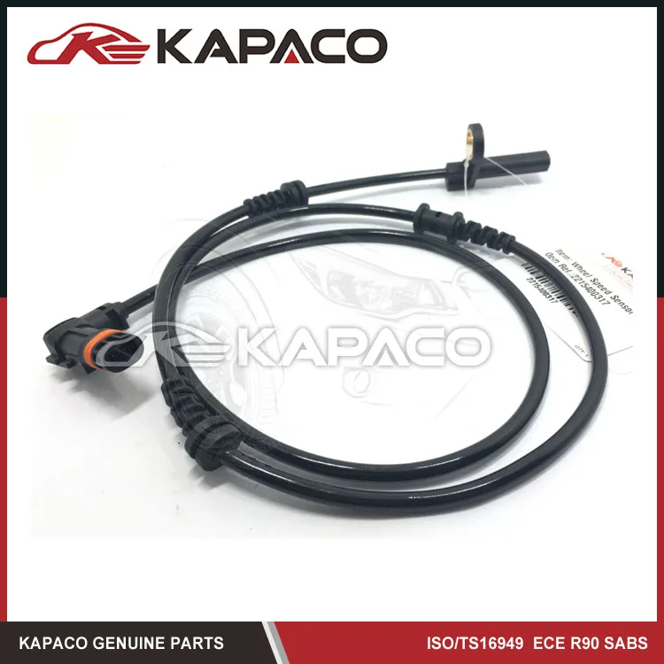 Датчик скорости колеса ABS передний A2215400317 2215400317 для Mercedes Benz C216 W221 2005 2013 бесплатная