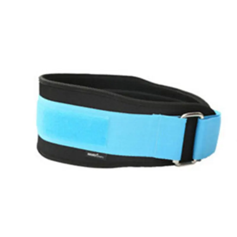 Weightlifting Belt Support Waist Belt Fitness Training Protection Bodybuilding Protective Gear For Powerlifting Gym Workout - Цвет: blue