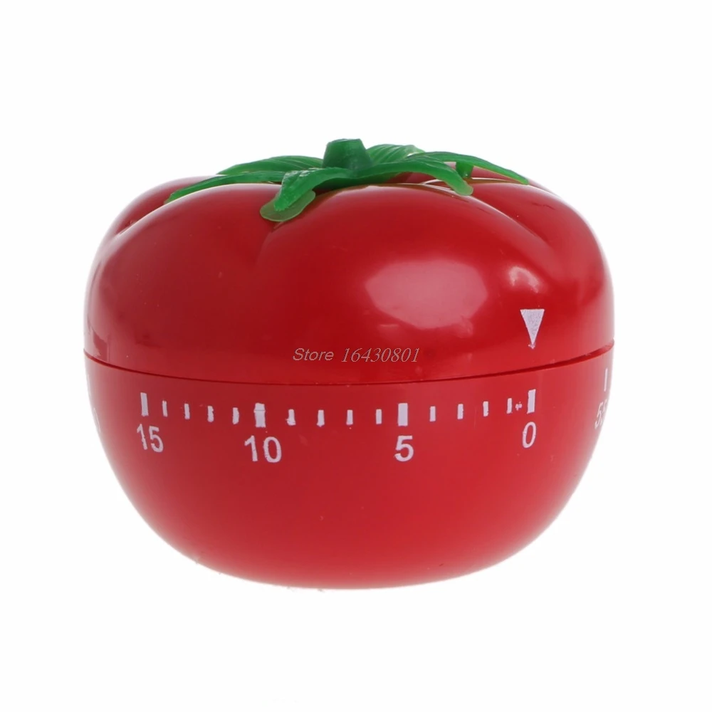

Usable Tomato Shape Cooking Mechanical Timer Kitchen Gadgets Countdown Reminder G18 Whosale&DropShip