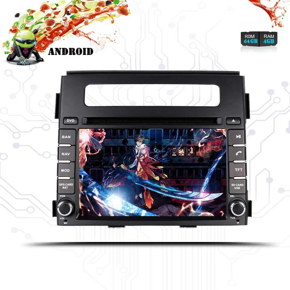 Cheap 6.2" IPS Android 9.0 Car DVD 2 Din Auto Radio Audio For kia SOUL 2011 2012 13 FM RDS WIFI Bluetooth GPS Navigation Stereo Camera 3