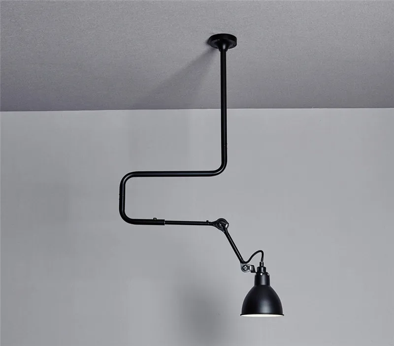 

Vintage Pendant Lights Black Metal Suspension Light Edison New Fixture For Bar Living Room Dinning Room Home Pendant Lamps H067