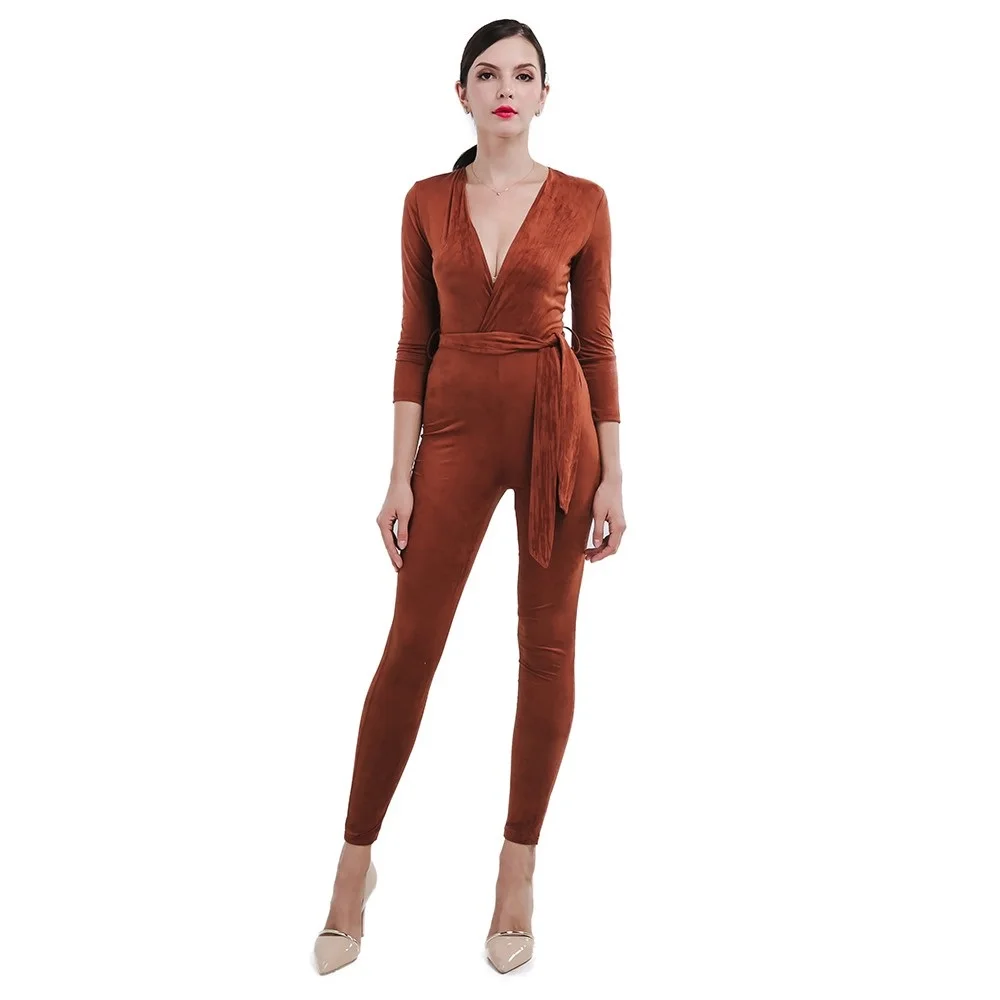 suede jumpsuit