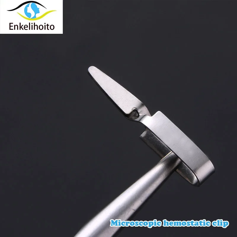 Microscopic hemostatic vein clip small vessel clip arterial pet experiment closed device temporary blocking clip 4