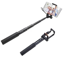 Yunteng 808 мини проводной кабель Выдвижная Selfie stick полюс монопод для IOS Android для iPhone 6 6S 5S Samsung HTC Huawei смартфон