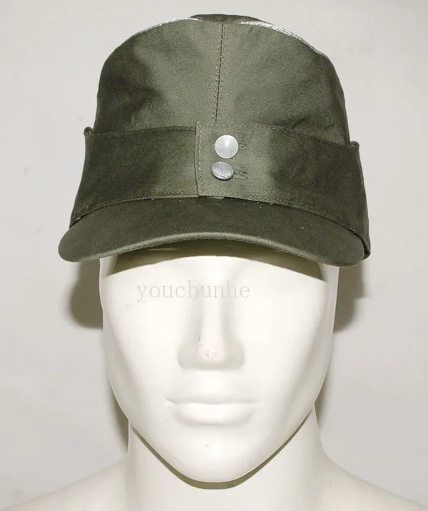 

WWII GERMAN WH OFFICER SUMMER PANZER M43 FIELD COTTON CAP XL-32172