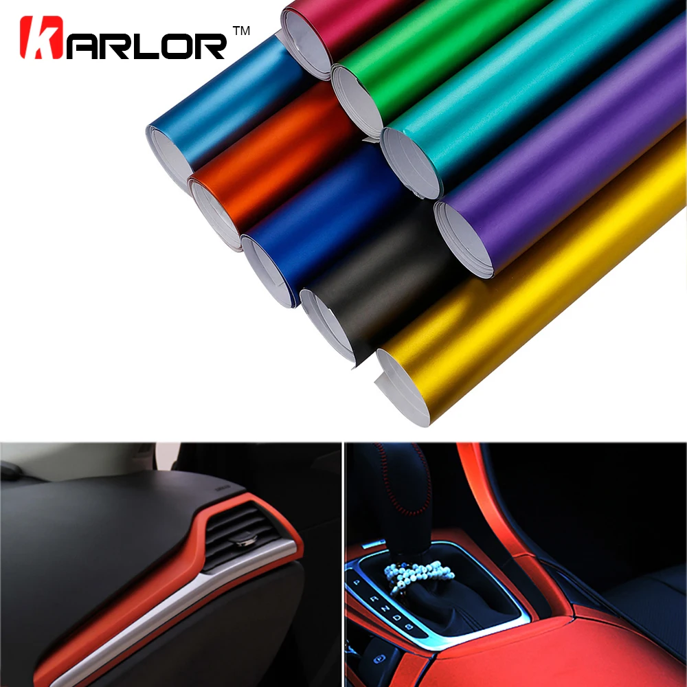 Car Styling 30*100cm PVC Vinyl Wrap Plating Matte Ice
