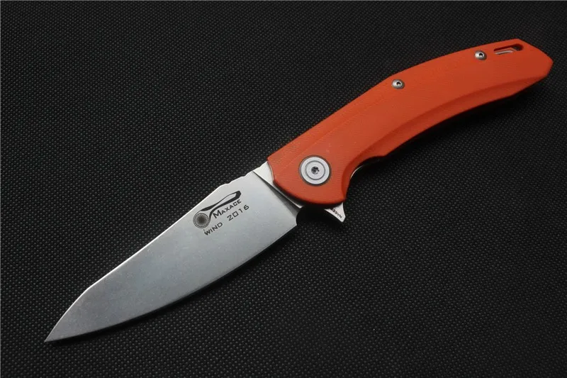 Складной нож Maxace Wind Flipper, лезвие: S35VN, Ручка: G10, тактические карманные ножи для выживания на открытом воздухе, инструменты для повседневного использования