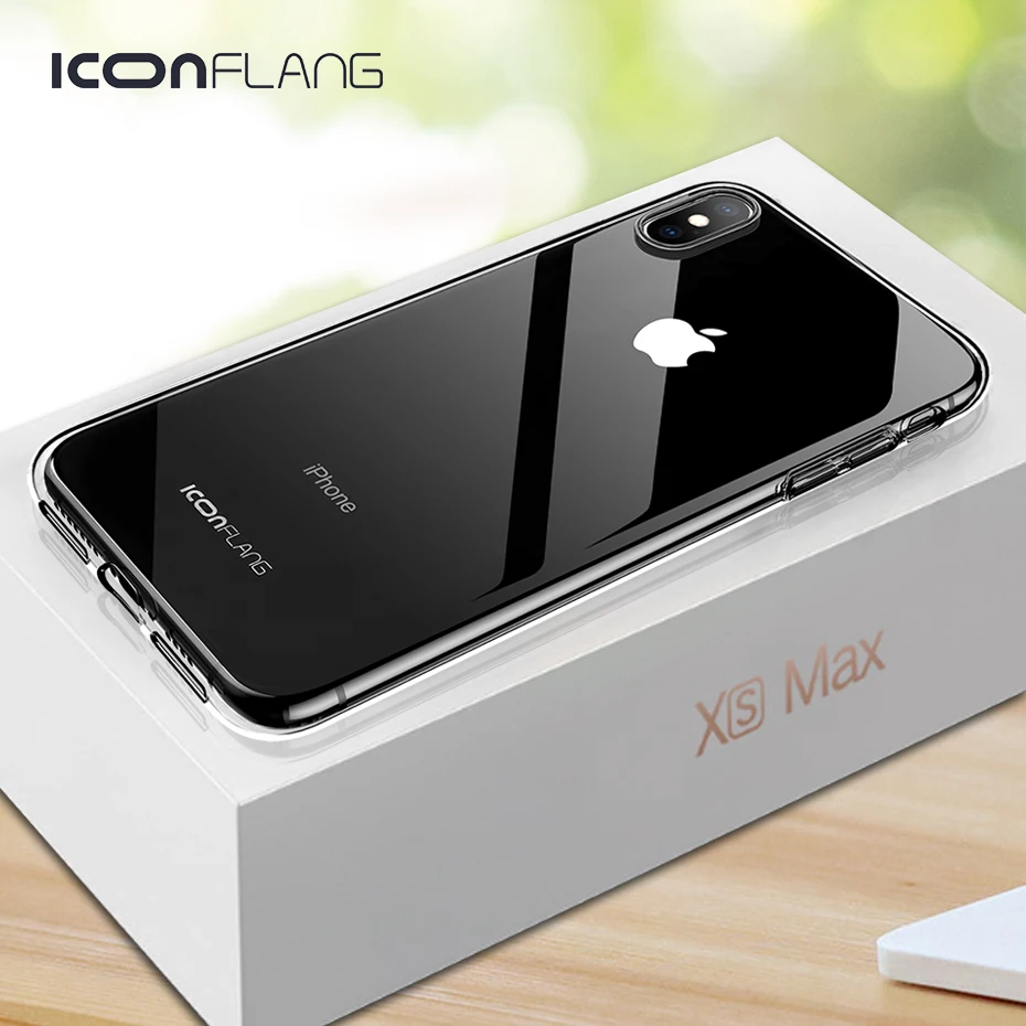 Ultra Thin Soft Transparent TPU Cases For iPhone XS Max XR Clear Silicone Full Cover for Back Phone Case |