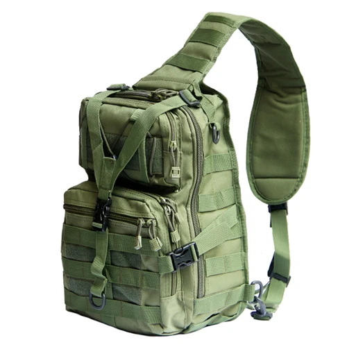 Тактический слинг рюкзак сумка Военная Molle штурмовой диапазон сумки EDC рюкзак для отдыха на открытом воздухе Кемпинг Туризм Охота - Цвет: Army Green