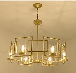 6 Lights Современные светодиодные люстры блеск нержавейка, хром светодиодный потолочная люстра Роскошная фойе светильник - Цвет абажура: 6 Lights