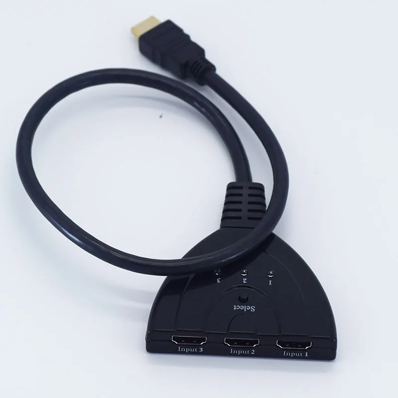Renensin hdmi концентратор 3 Порты и разъёмы 1080P 3D HDMI переключатель разветвитель с
