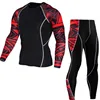 JACK CORDEE-camisetas y Tops de verano para hombre, chaqueta de motocicleta de secado rápido, traje deportivo, Conjunto de camiseta transpirable apretado largo, Tops y pantalones ► Foto 2/6