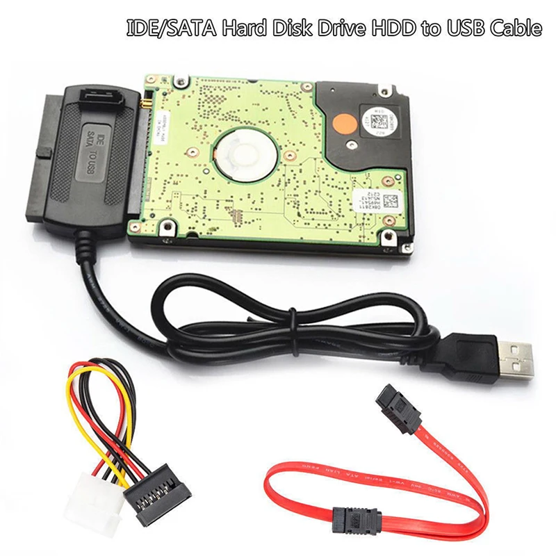 SATA/PATA/IDE Drive to USB 2.0 Adapter Converter Cable for 2.5/3.5 Hard | Компьютеры и офис