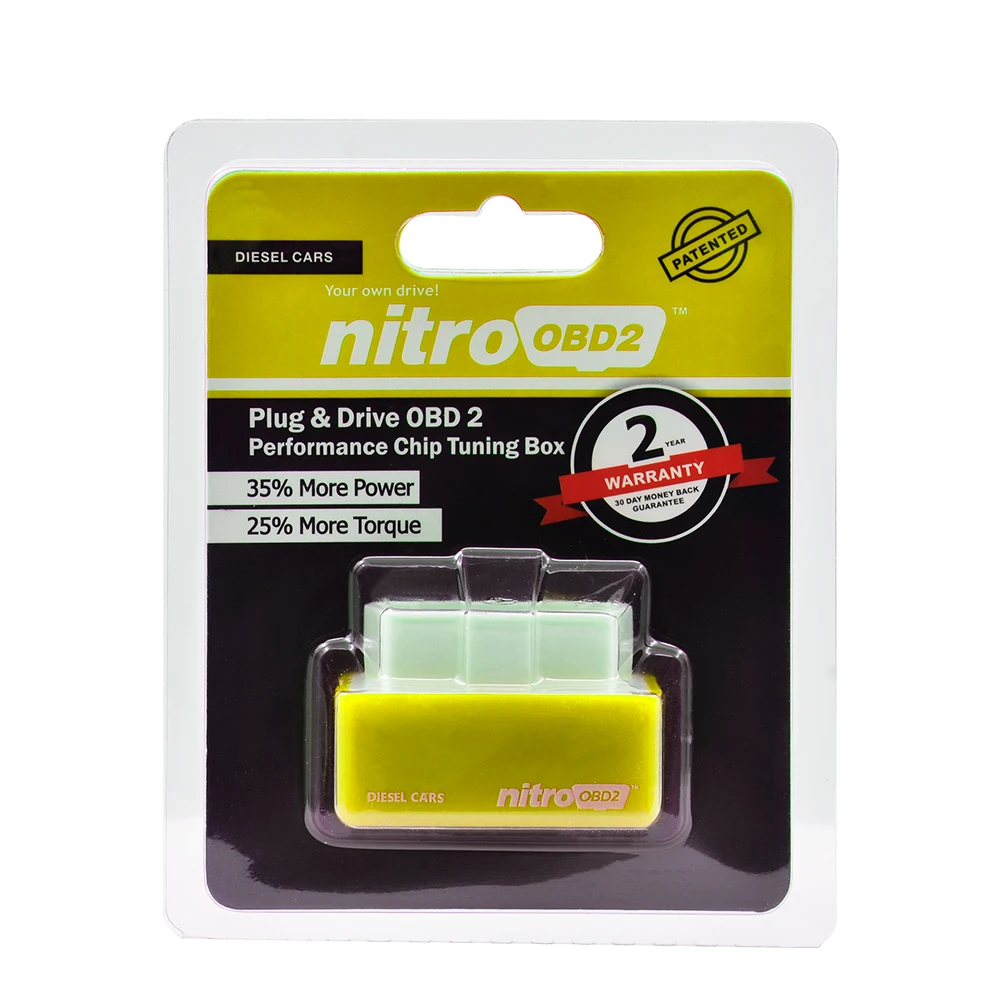 Nitro OBD2 Prower Prog для дизеля больше мощности и крутящего момента, чем Nitroobd2 с кнопкой сброса автомобильный чип настройки