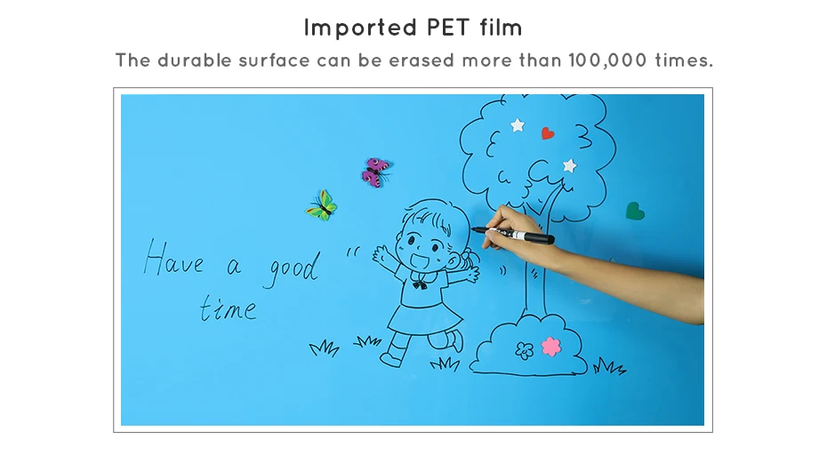 930_09  DIY Dry Erase Ferrous Green Board for School and Office Holding Magnet on the Surface Kids Drawing Message Board 6040 cm0.6 mm