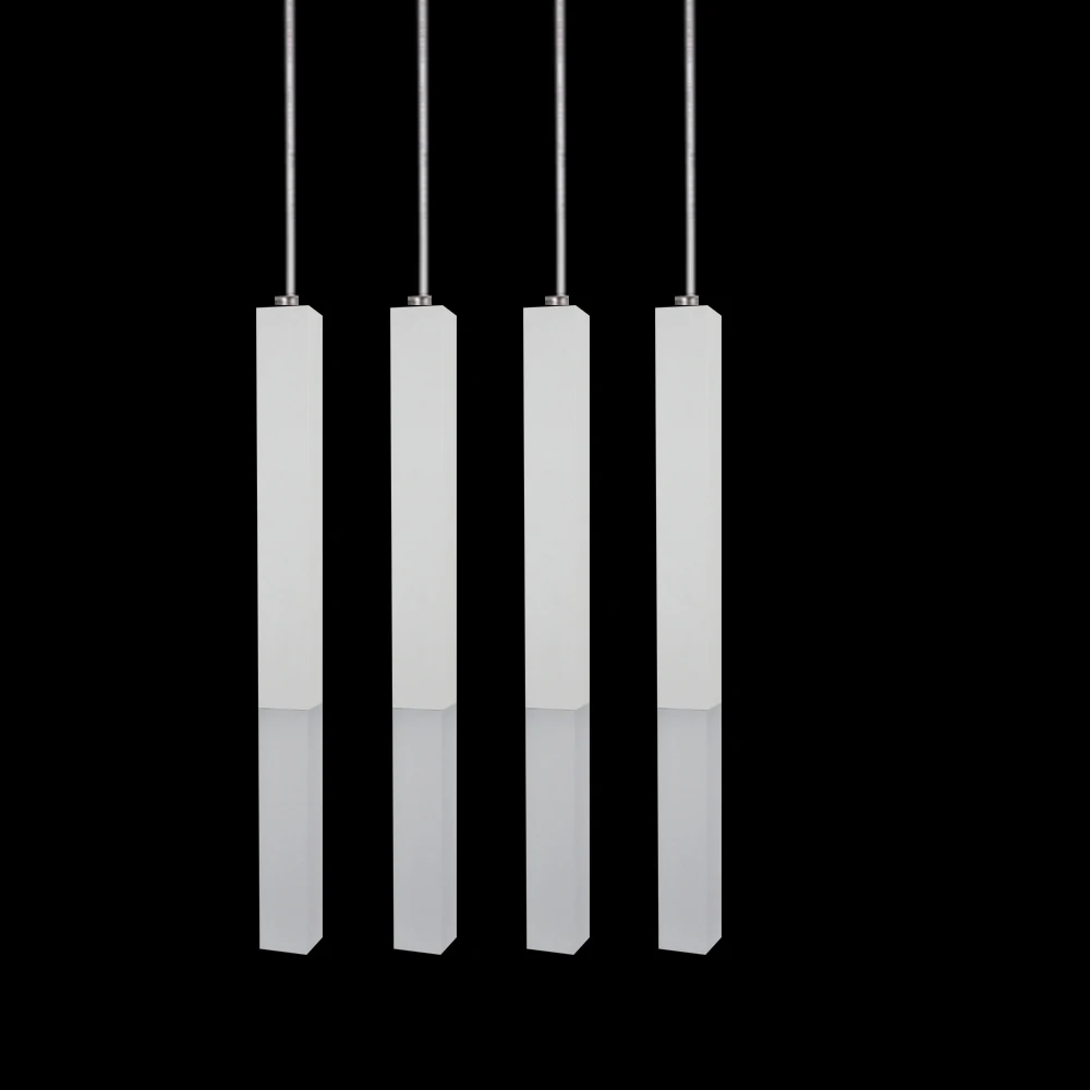 Pendant light LED lights Single Lamp Modern Long Square Bar with Luxury Matt Aviation Aluminum Dining room Coffee shop | Лампы и