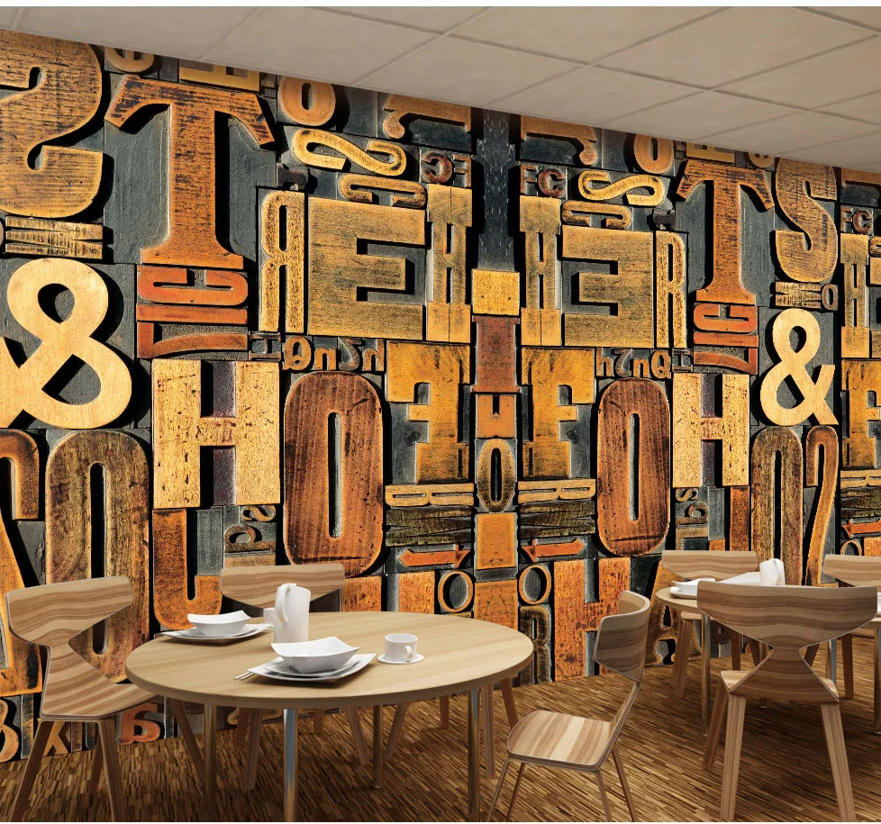 英語のアルファベットが付いた3dの大きな木製の壁の壁紙 カフェ バー 店舗の写真 Aliexpress 英語のアルファベットが付いた3dの大きな木製の壁の壁紙 カフェ バー 店舗の写真 Aliexpress