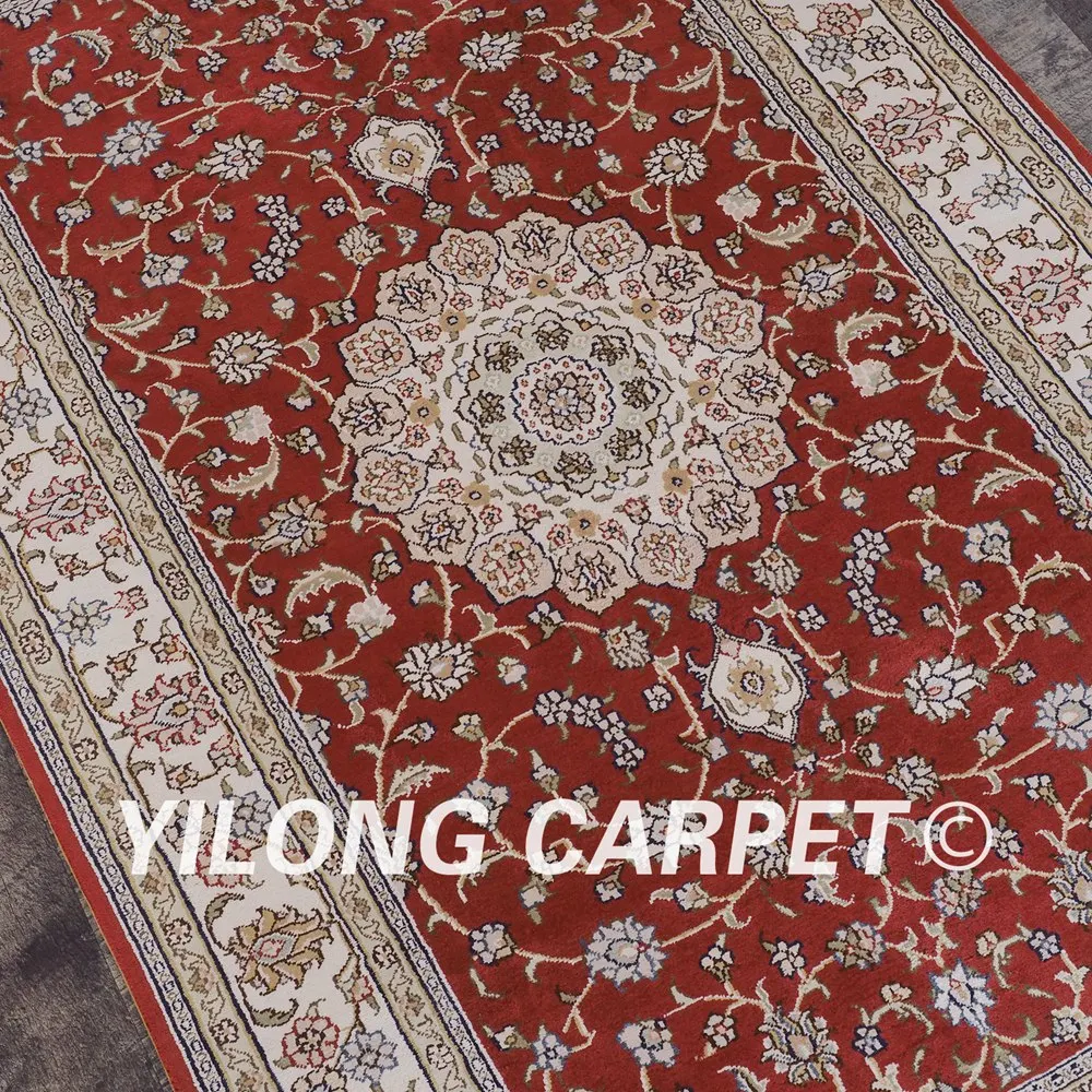 Yilong 3'x5 "Античная персидский красный ковер спальни Изысканный Классический турецкий ковер (SL129B3x5)