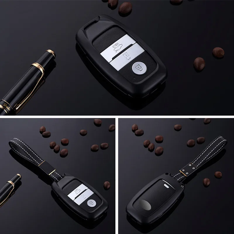 Car-Aluminium-Alloy-Key-Cover-Shell-Case-Holder-For-KIA-Sorento-KX5-KX3-K3-K5-Sportage (4)
