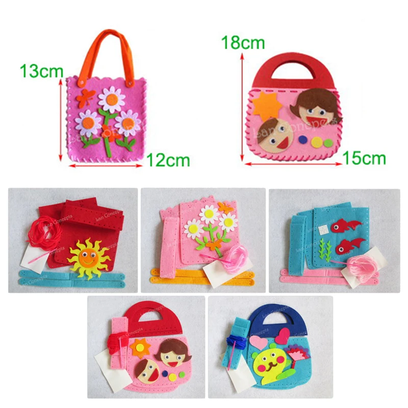 DIY Craft Kit Felt bags