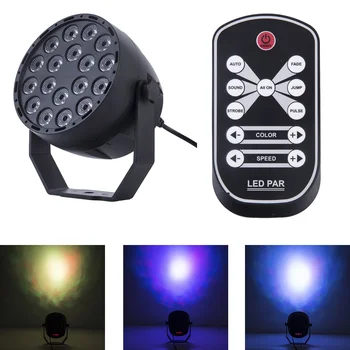 

DMX512 Christmas party light remote disco stage lights Sound activated RGB PAR Lamp for holiday decoration/DJ KTV bar