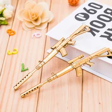 1 шт. Kawaii офисная шариковая ручка Оригинальность Милый пистолет шаблон школьные канцелярские принадлежности черные чернила 0,38 мм ручка заправка