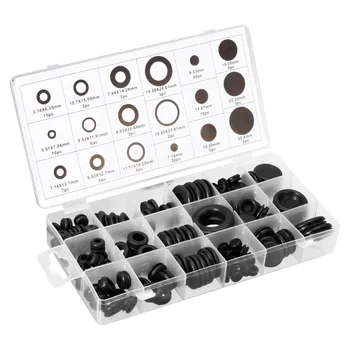 

UXCELL 125PCS/LOT Black Rubber Grommet Assortment Fire Wall Firewall Wiring Wire Cable Sleeve Gasket Kit Replacement Parts