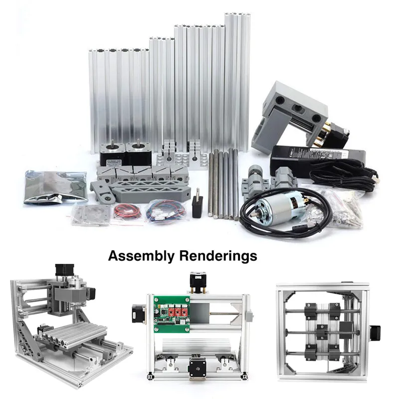 CNC 1610 Mini CNC Laser Engraving Machine DIY With ER11 Pcb illing Machine Wood Carving Router GRBL Control CNC Router Table (7)
