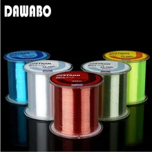 Хорошее качество, 500 м, супер прочная нейлоновая леска, леска для ловли карпа зеленого/белого/синего/желтого цвета