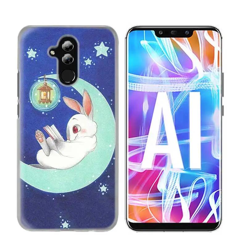 Чехол-накладка для huawei Honor P20 mate 20 10 P10 P9 P8 8X9 Lite P Smart+ Plus Nova 3i прозрачный чехол с принтом любимого кролика - Цвет: 10