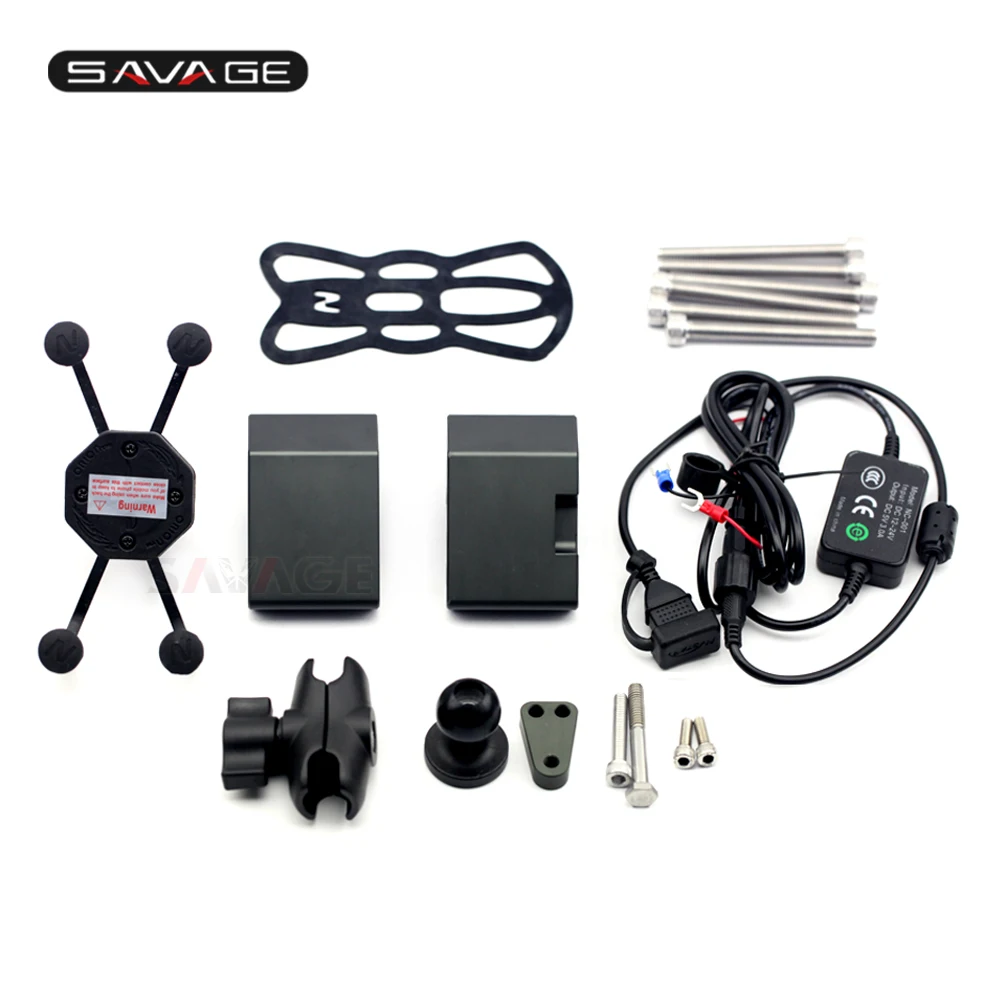 Handle Bar Adapter & mobile phone Navigation Bracket & USB The charger&nbsp;wire (1)