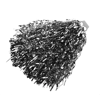 

Hot Party Costume Sports Cheerleader Party Favors Flower Ball Pom Poms Hot New Silver